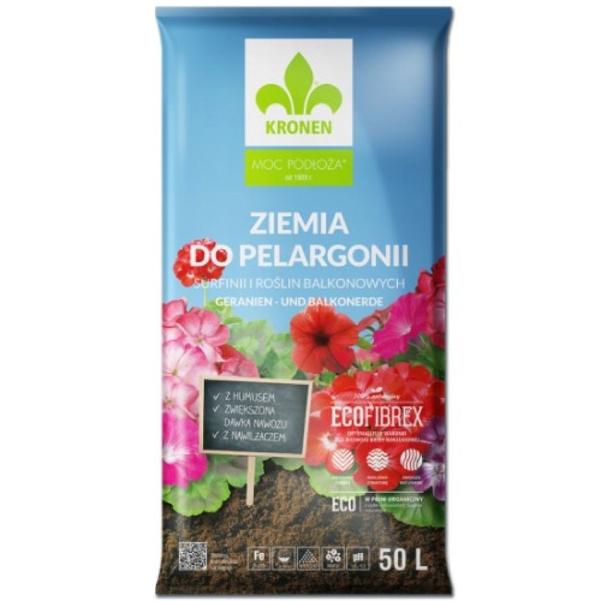 Kronen — ziemia do pelargonii